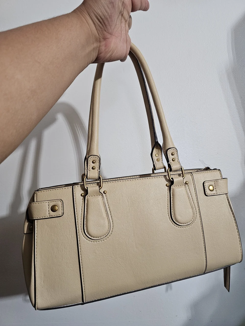 Steve Madden  satchel shoulder bag beige